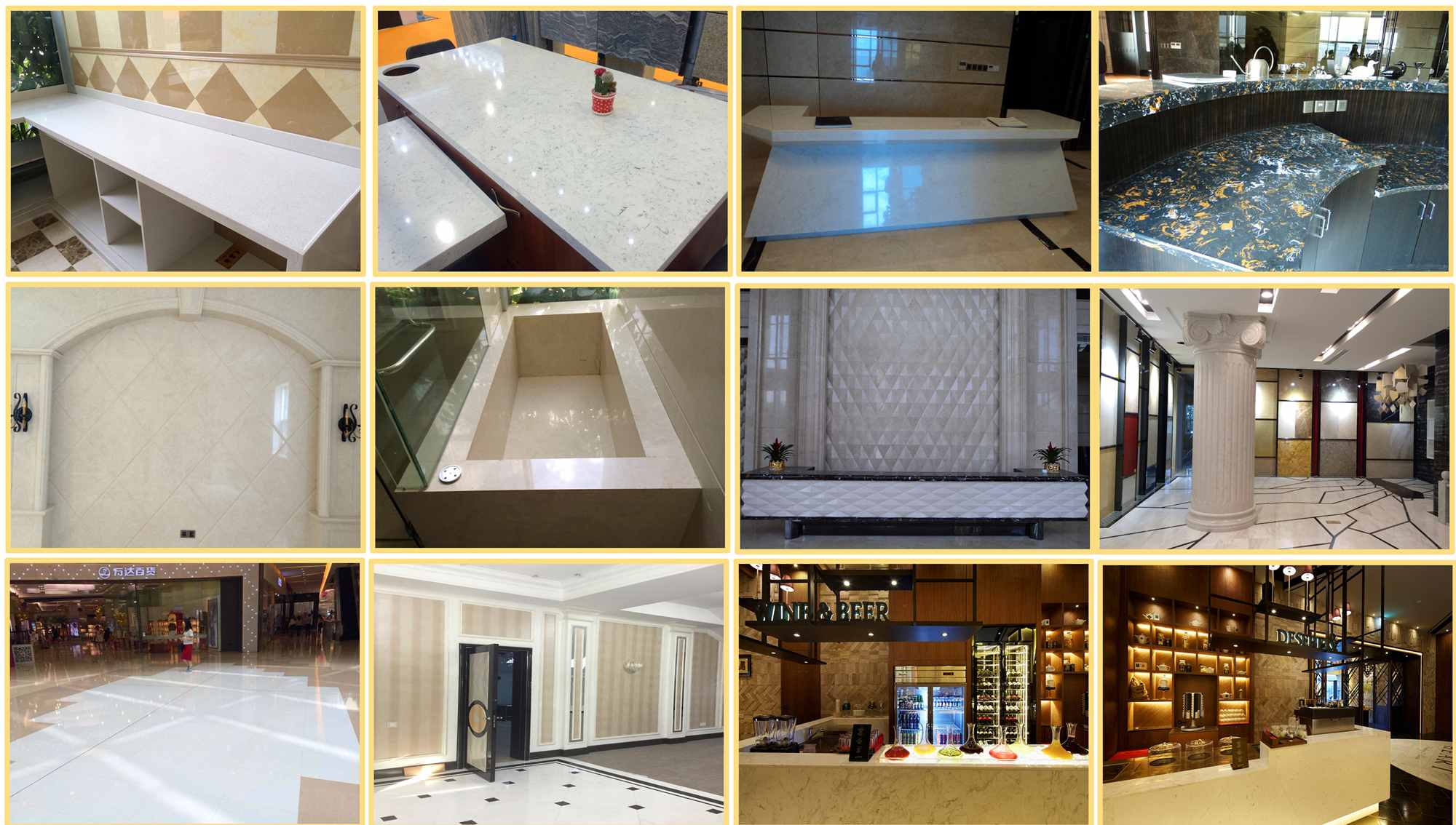 gracefull intertwining luxurious grey artificial marble design