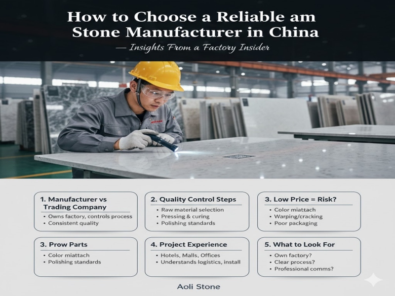 How to Choose a Reliable Stone Manufacturer in China？ A Practical Guide for Project Buyers, Architects, and Contractors