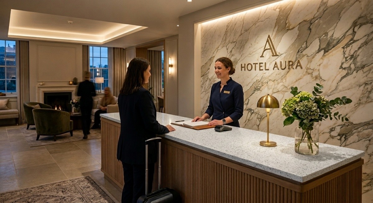 Marble is often strongest where the design wants identity, depth, and visual memory