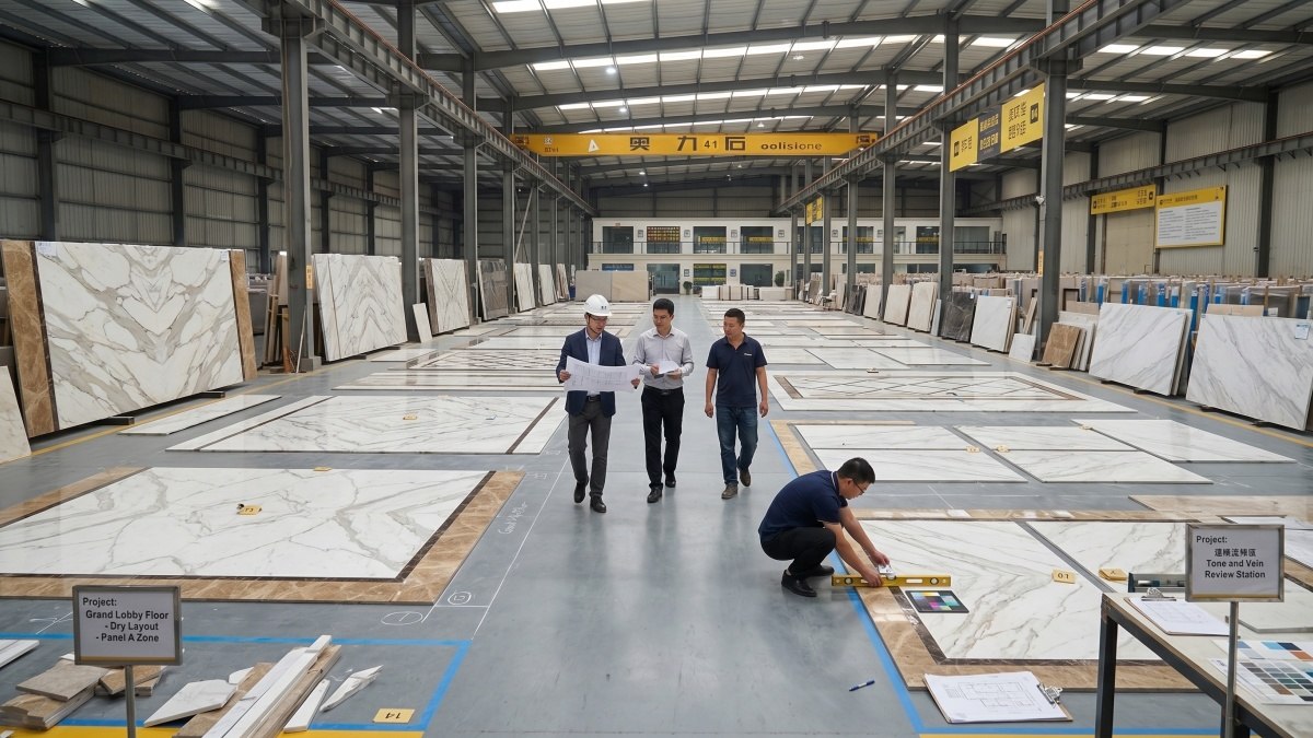 Commercial Interior Marble Wall