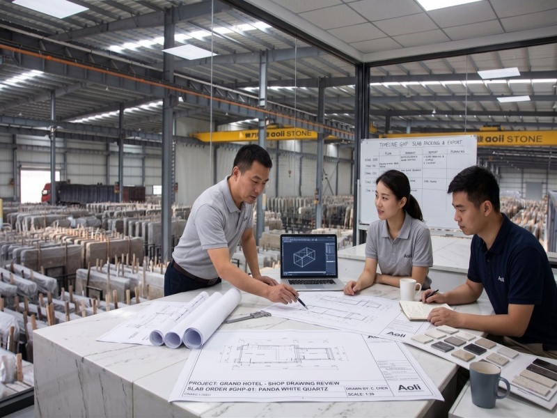 Why a Stone Shop Drawing Review Can Save Weeks of Project Delay