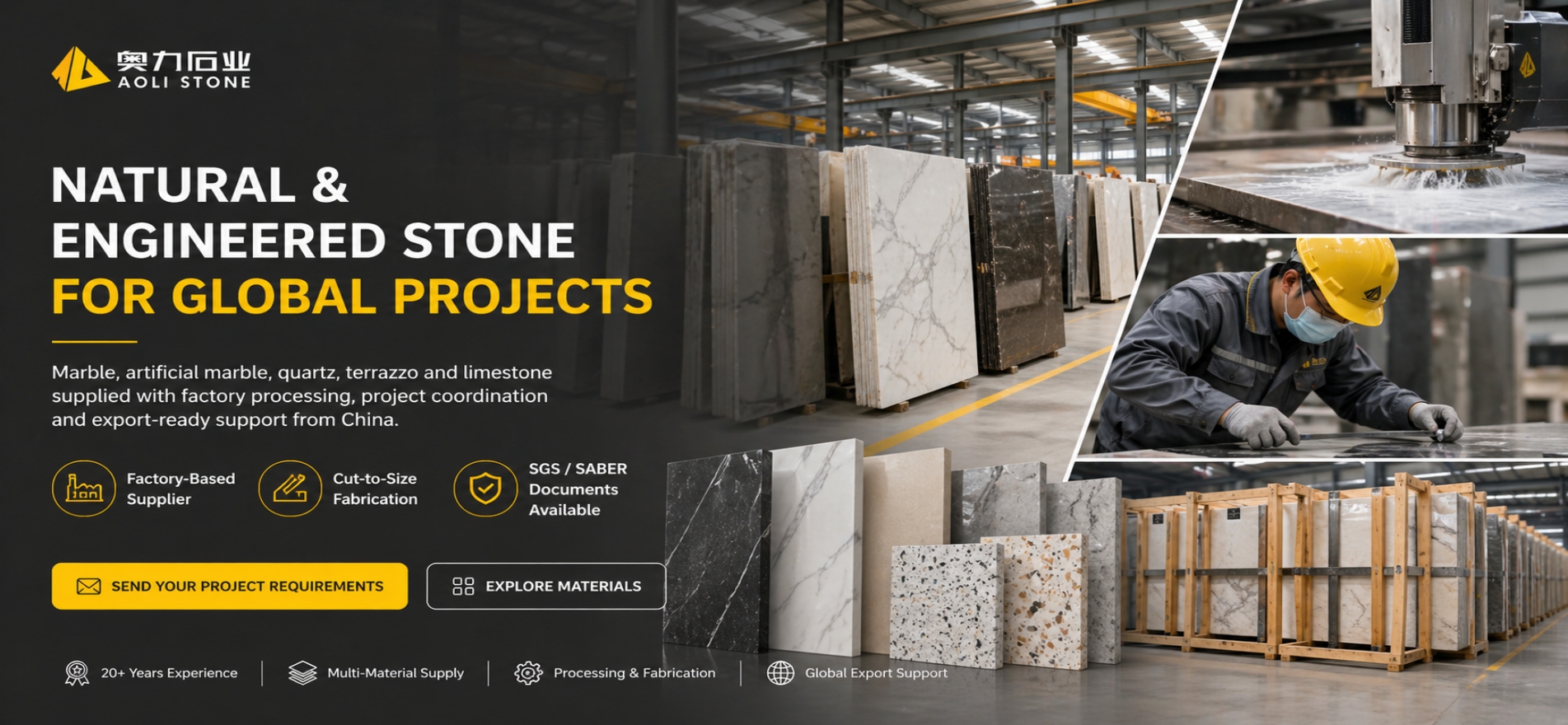 China stone supplier aoli stone