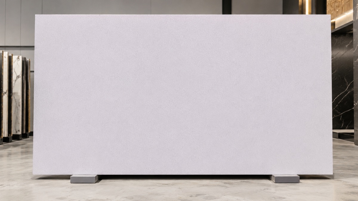 huaishan-white-artificial-marble-flooring-hero Huaishan White Artificial Marble Flooring with soft white base and fine speckled texture