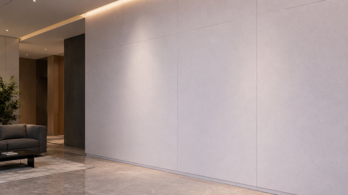 huaishan-white-artificial-marble-wall-panels Wall panels made with Huaishan White Artificial Marble for interior cladding