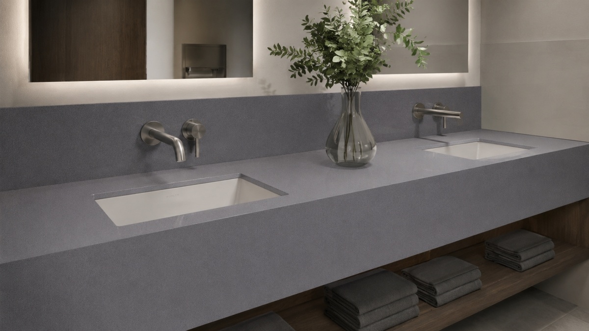 east-grey-artificial-marble-vanity-top-application East Grey Artificial Marble vanity top surface application