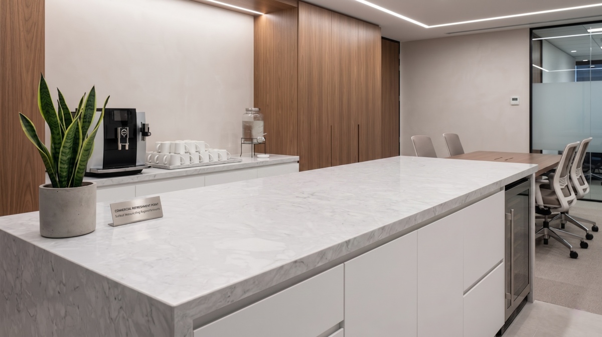 engineered-marble-flooring-commercial-reception desk
