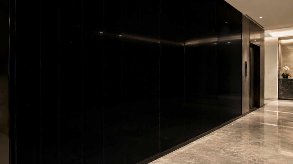 absolute-black-artificial-marble-wall-panels Absolute Black Artificial Marble wall panels for modern interior cladding