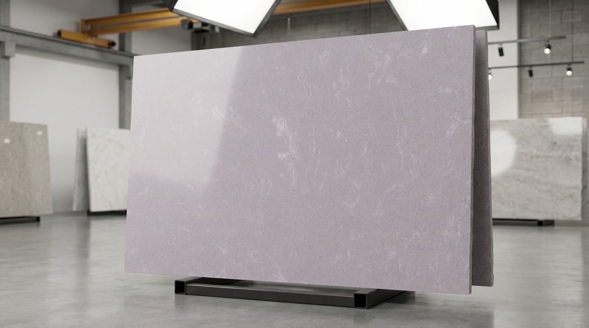 pale-grey-artificial-marble-slab Pale grey artificial marble slab for interior decoration projects