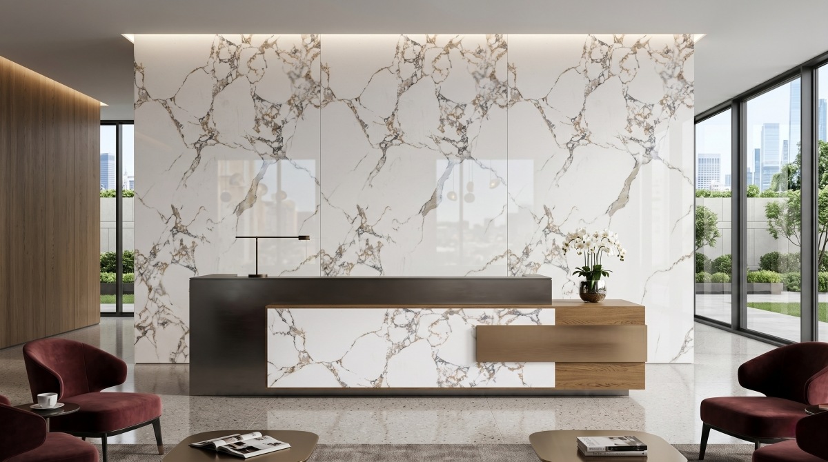 white-gold-artificial-marble-wall-panel White gold artificial marble slab for decorative interior wall panels