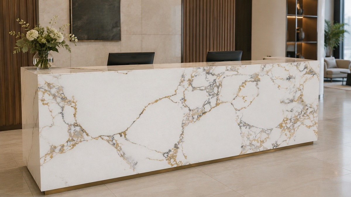 golden-engineered-stone-interior-slab Golden engineered stone slab for interior decorative surfaces