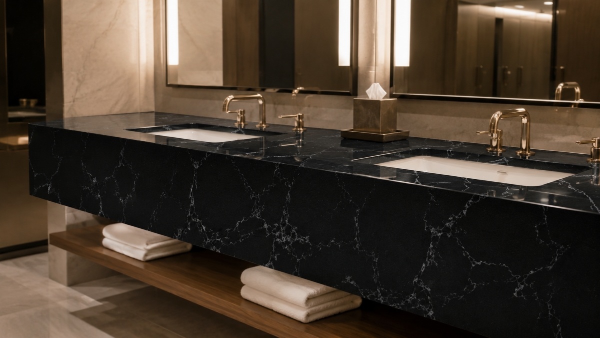 aoli-stone-black-artificial-marble-project-vanity-top aoli-stone-black-artificial-marble-project-vanity-top