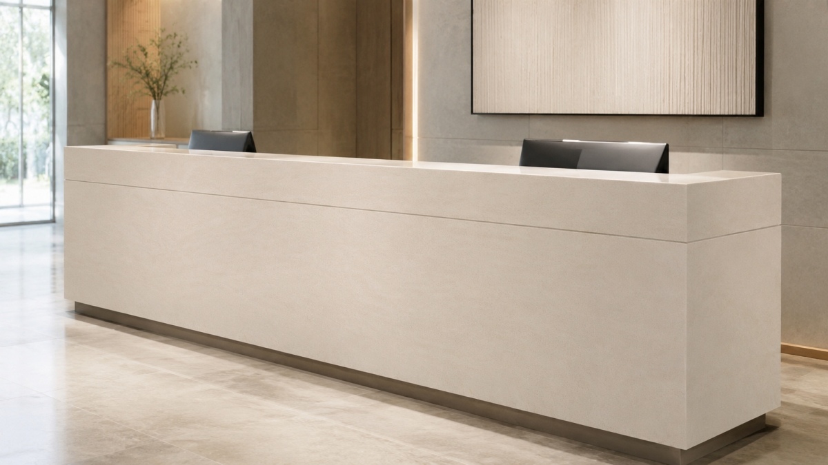 raining-wave-beige-artificial-stone-marble-reception-top Raining Wave Beige artificial stone marble reception top application
