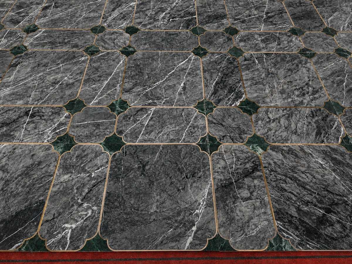 grey-marble-copper-inlay-floor-dry-layout