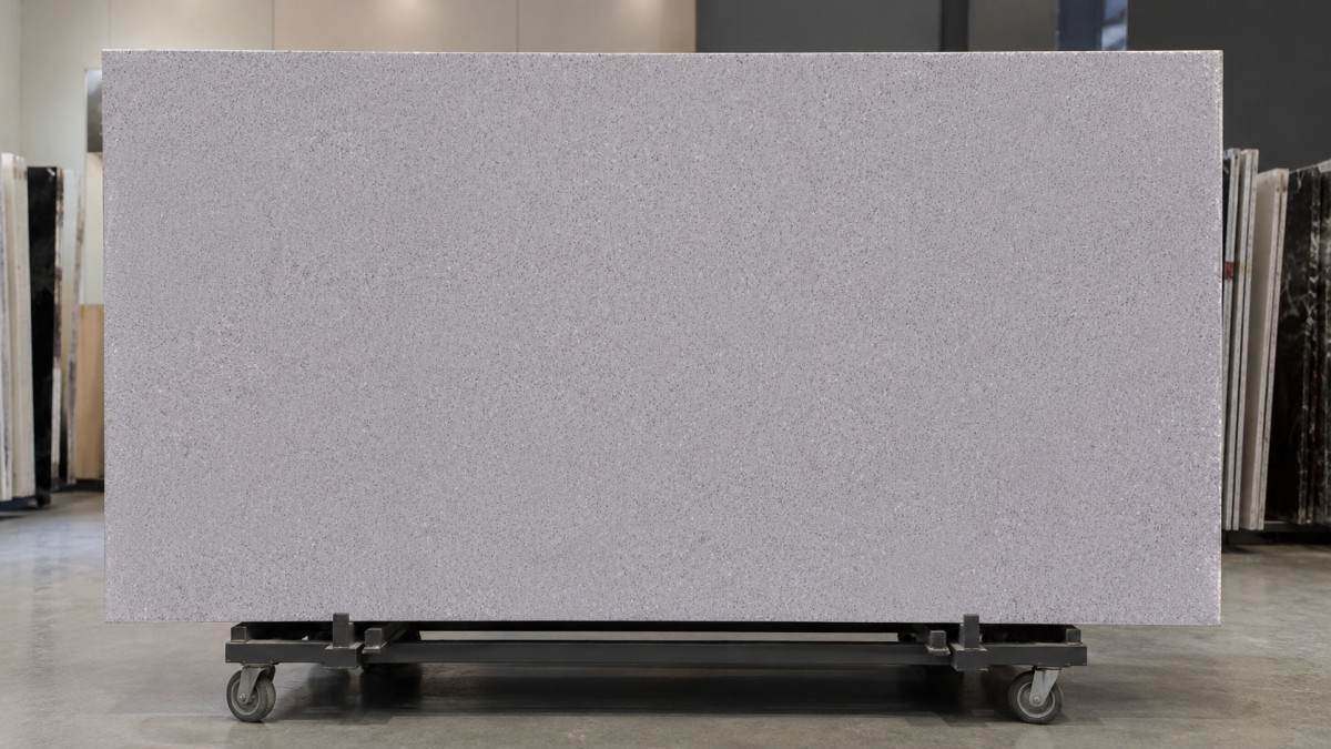 Artificial marble flooring sheets in light star grey color