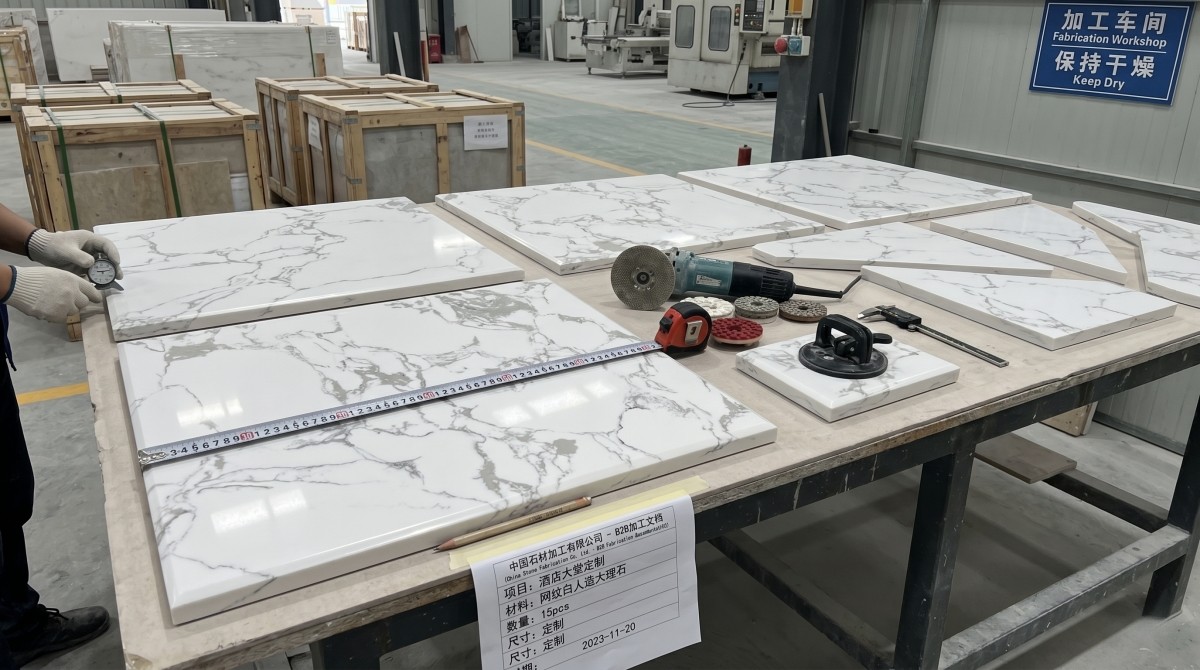cut-to-size-net-white-artificial-marble Cut to size Net White artificial marble pieces