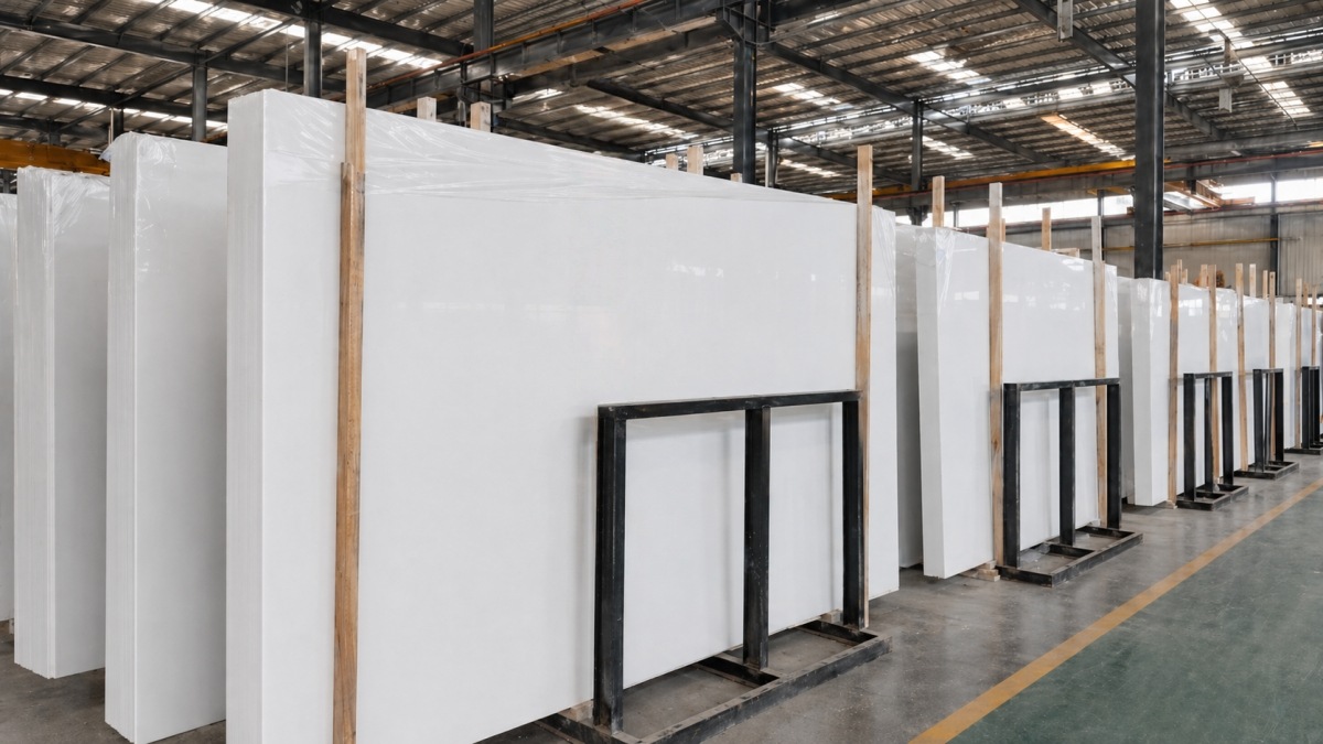 super-white-artificial-marble-slab-in-warehous-aoli-stone super-white-artificial-marble-slab-in-warehous-aoli-stone