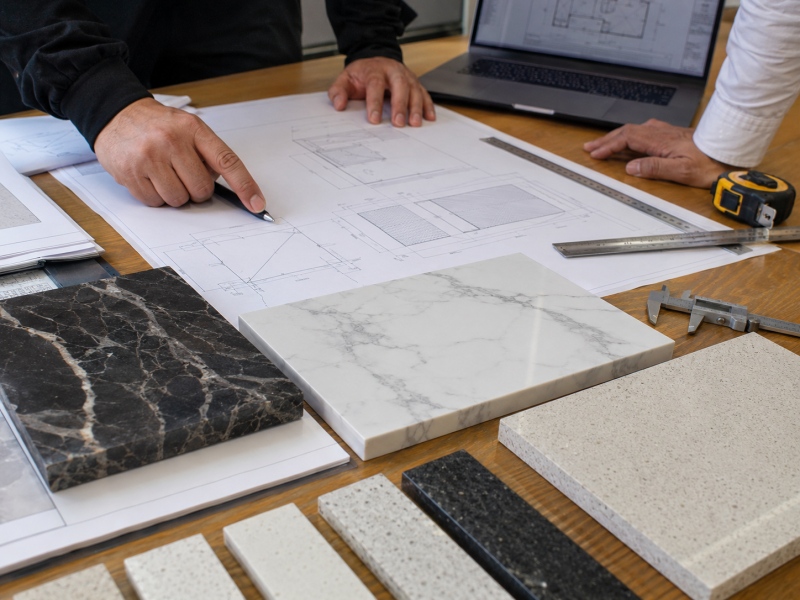 How buyers should review stone shop drawings before production starts.