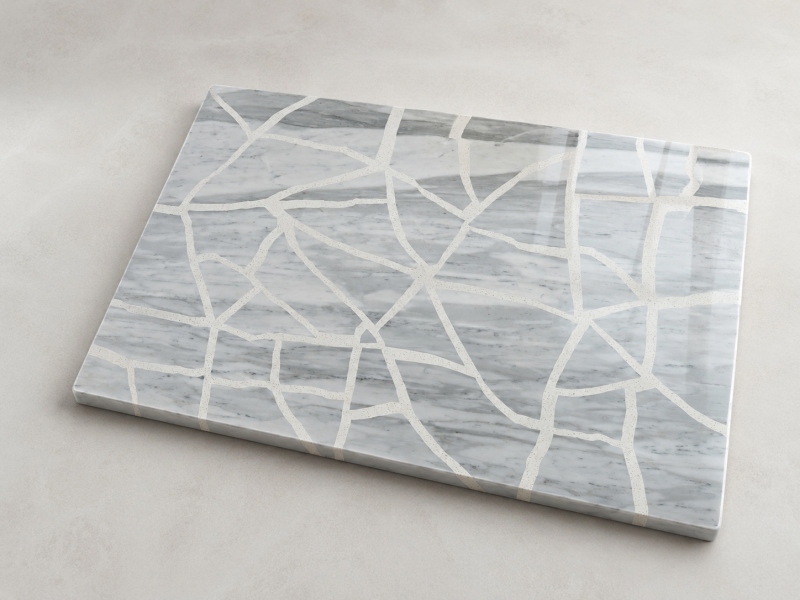 Custom Terrazzo and Marble Mosaic Tabletop for a Contemporary Interior Design Project