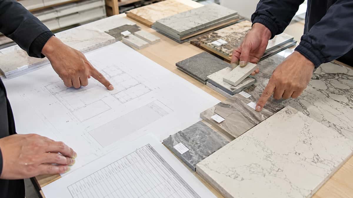 cut-to-size-stone-order-drawing-check Cut-to-size stone order drawing check with size list and samples