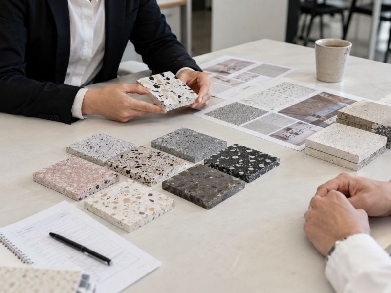 What Buyers Should Know About Terrazzo Color Variation