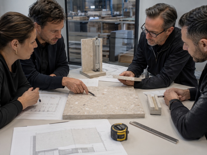 Terrazzo Wall Panels Weight, Joint and Installation Concerns