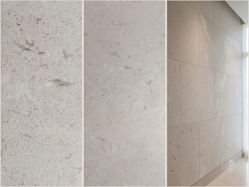 Why Fossil Limestone Looks Different at 20 cm, 1 m and 5 m